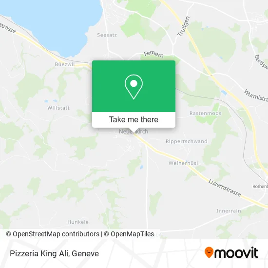 Pizzeria King Ali map