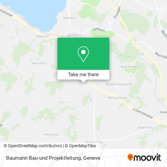 Baumann Bau-und Projektleitung map