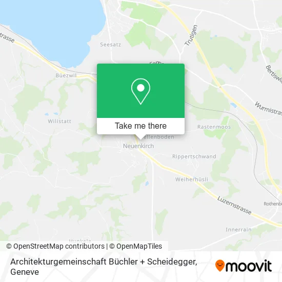 Architekturgemeinschaft Büchler + Scheidegger map