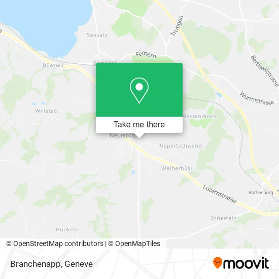 Branchenapp map