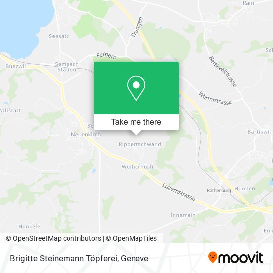 Brigitte Steinemann Töpferei map