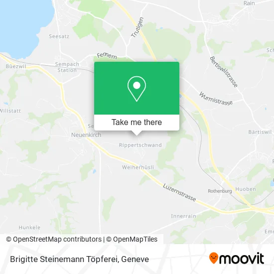 Brigitte Steinemann Töpferei map