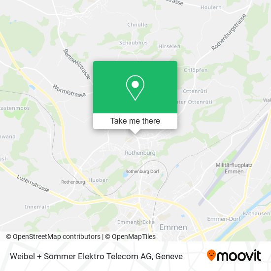 Weibel + Sommer Elektro Telecom AG map
