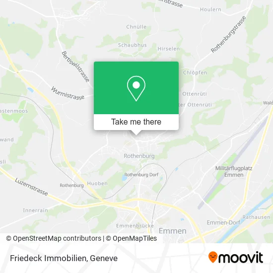 Friedeck Immobilien map