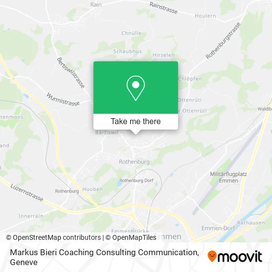 Markus Bieri Coaching Consulting Communication map
