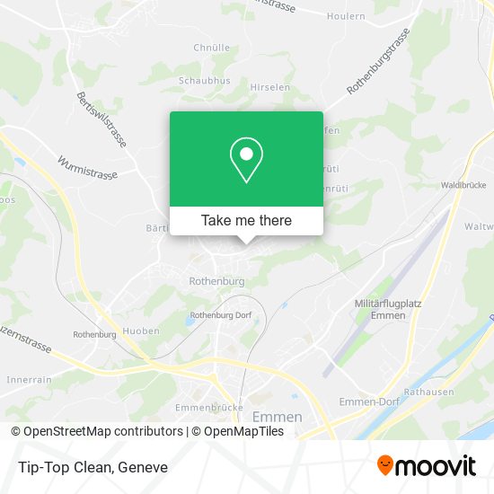 Tip-Top Clean map