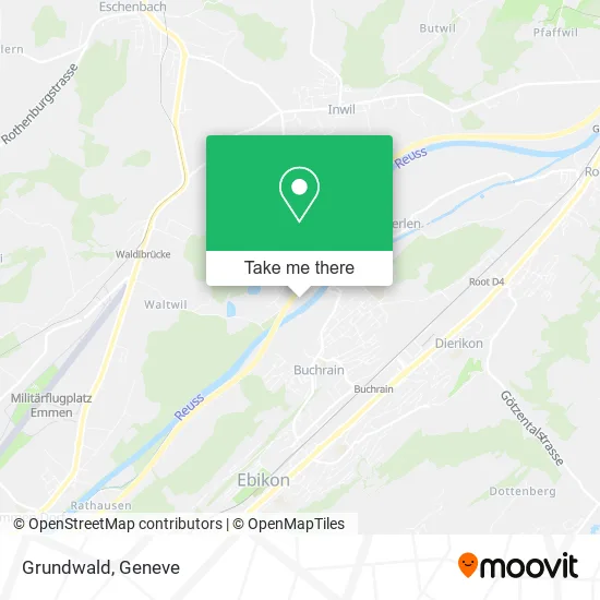 Grundwald map