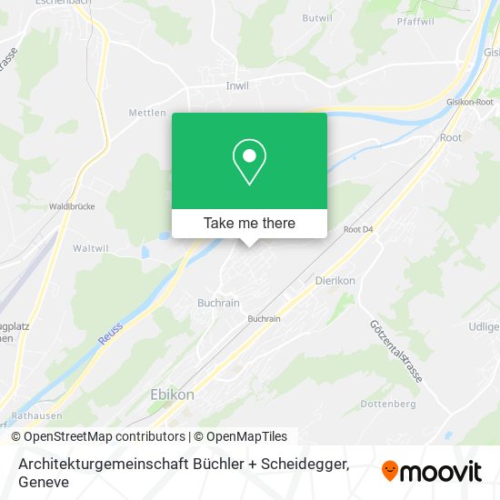 Architekturgemeinschaft Büchler + Scheidegger map