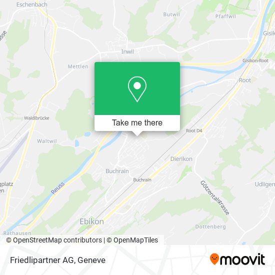 Friedlipartner AG map