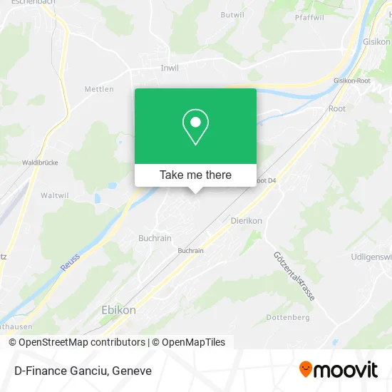 D-Finance Ganciu map
