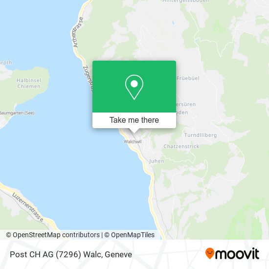 Post CH AG (7296) Walc map