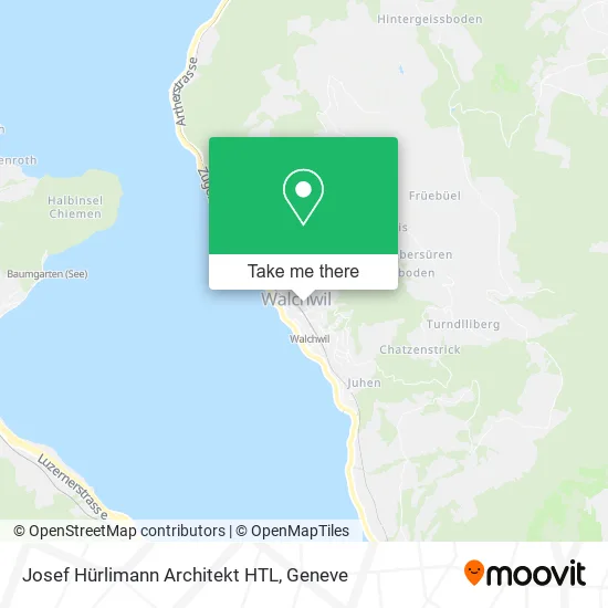 Josef Hürlimann Architekt HTL map
