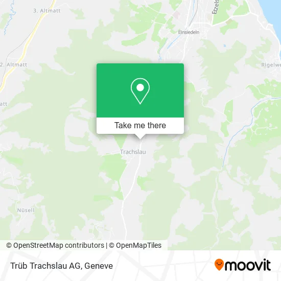 Trüb Trachslau AG map