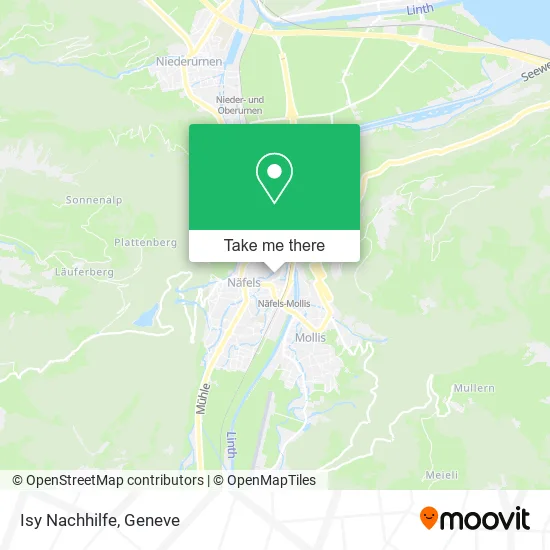 Isy Nachhilfe map