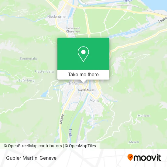 Gubler Martin map