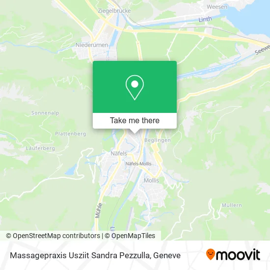 Massagepraxis Usziit Sandra Pezzulla map