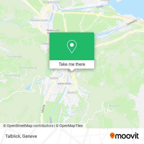 Talblick map