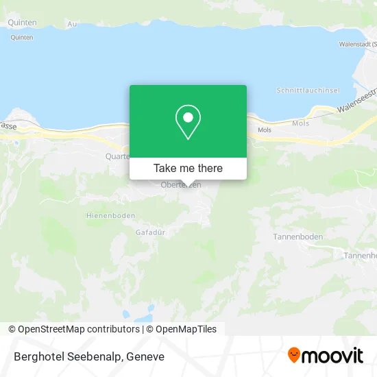 Berghotel Seebenalp map