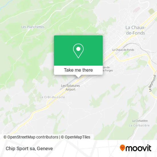 Chip Sport sa map