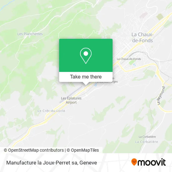Manufacture la Joux-Perret sa map