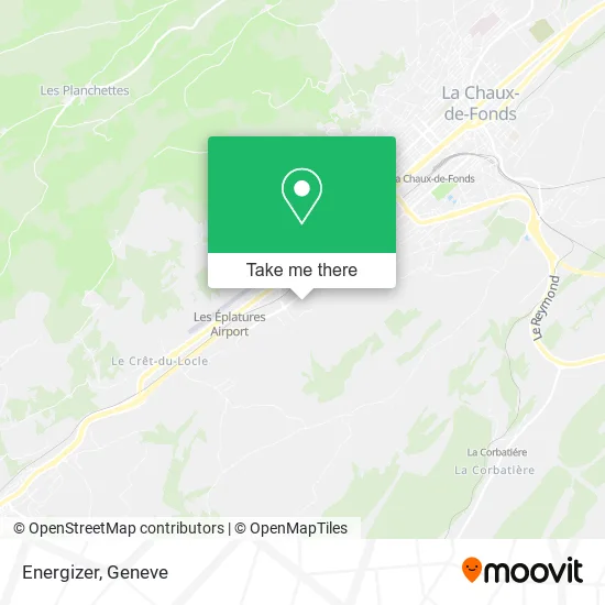 Energizer map