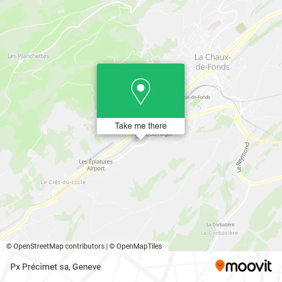 Px Précimet sa map