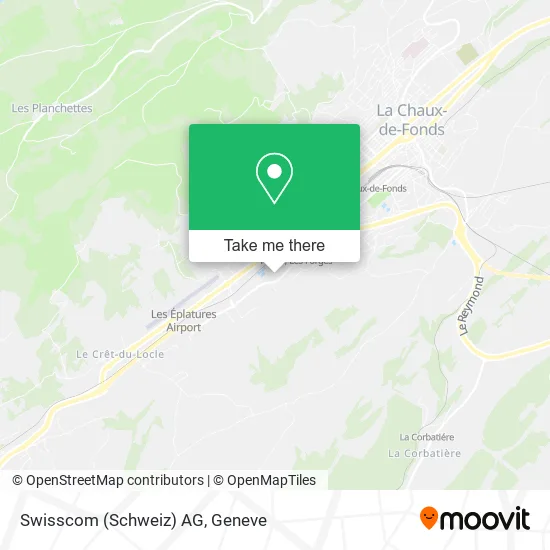 Swisscom (Schweiz) AG map