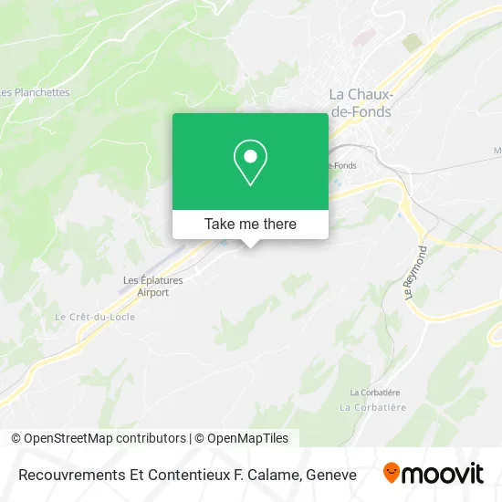 Recouvrements Et Contentieux F. Calame map