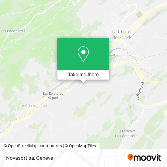 Novasort sa map
