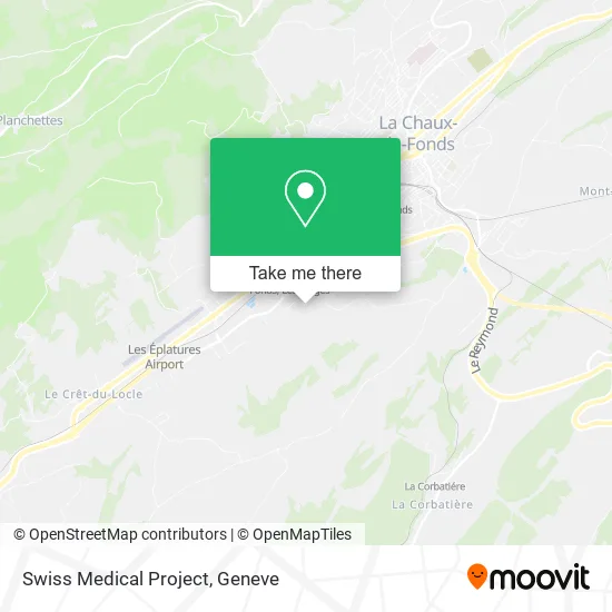 Swiss Medical Project map