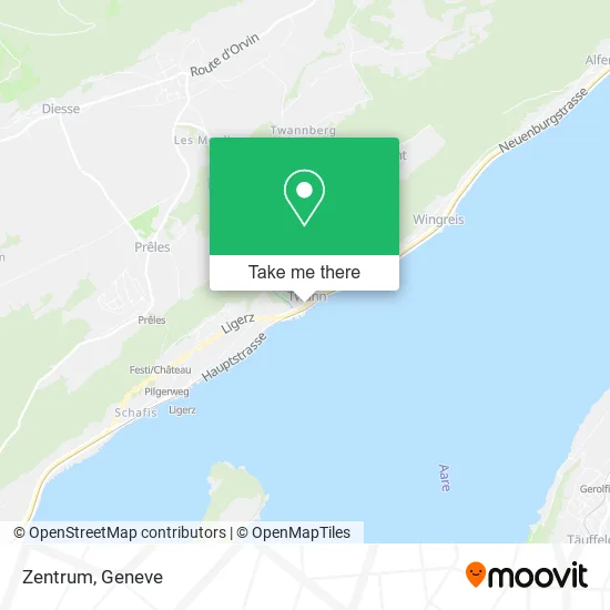 Zentrum map