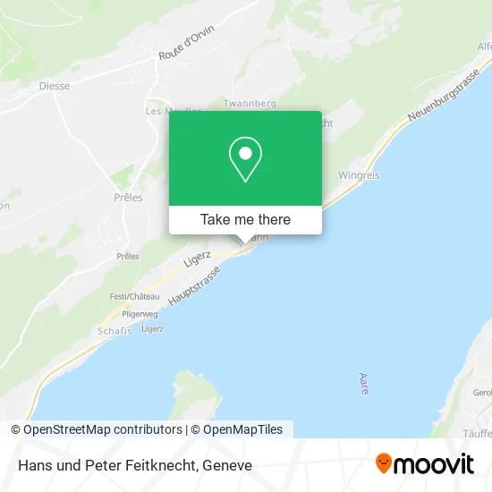 Hans und Peter Feitknecht map