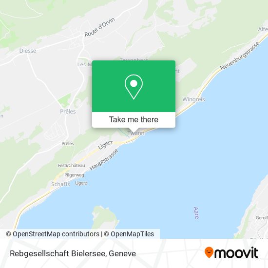 Rebgesellschaft Bielersee map