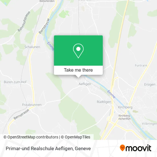 Primar-und Realschule Aefligen map