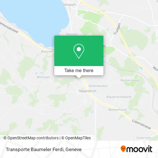 Transporte Baumeler Ferdi map