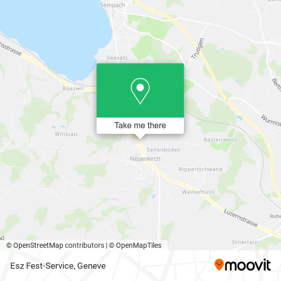 Esz Fest-Service map