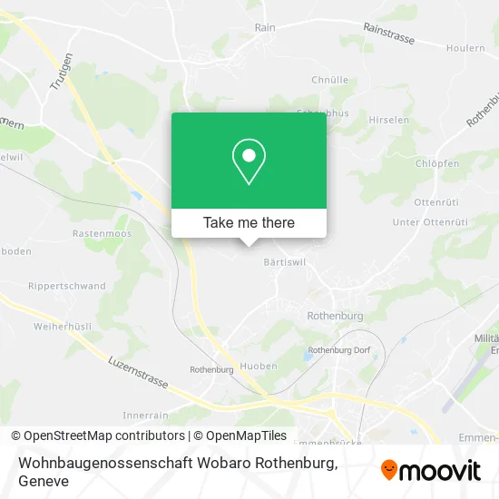 Wohnbaugenossenschaft Wobaro Rothenburg map