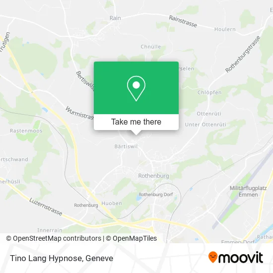 Tino Lang Hypnose map