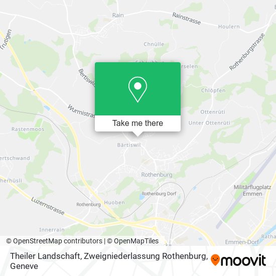 Theiler Landschaft, Zweigniederlassung Rothenburg map