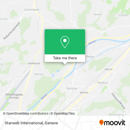 Starweb International map