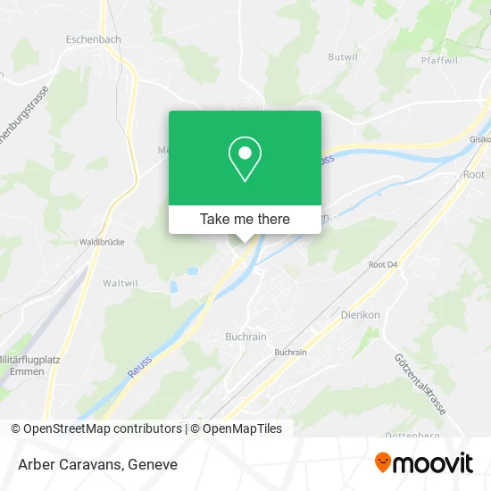Arber Caravans map