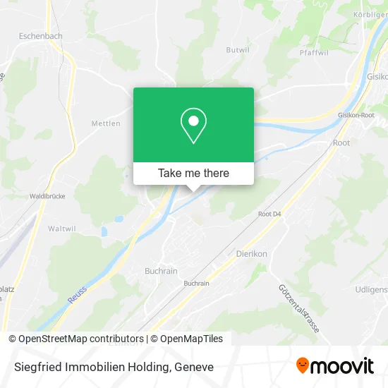 Siegfried Immobilien Holding map