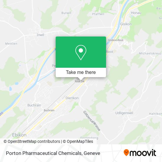 Porton Pharmaceutical Chemicals map