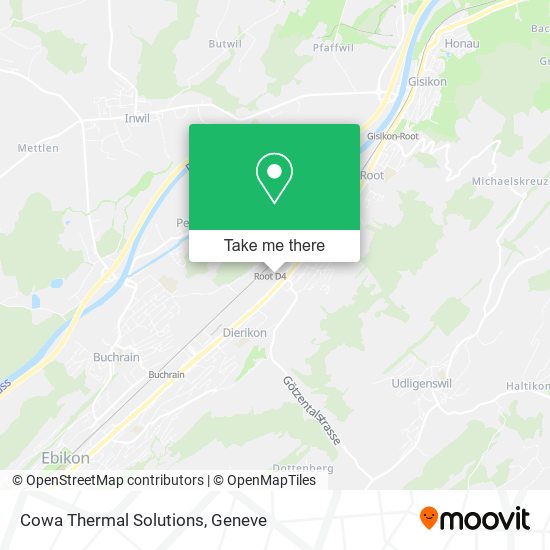 Cowa Thermal Solutions map