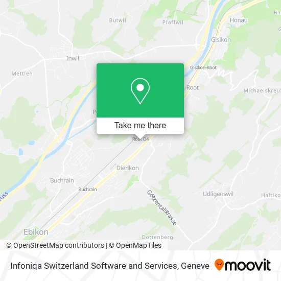 Infoniqa Switzerland Software and Services map