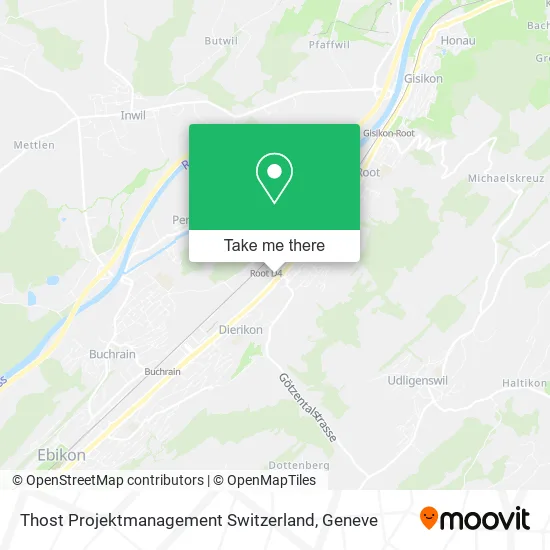 Thost Projektmanagement Switzerland map