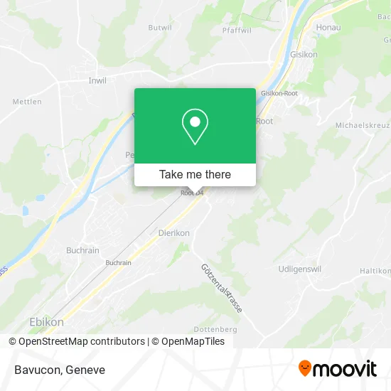Bavucon map
