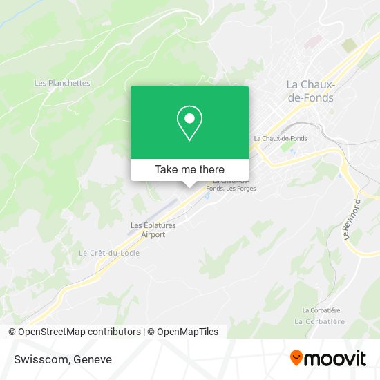 Swisscom map