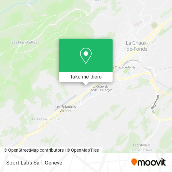 Sport Labs Sàrl map