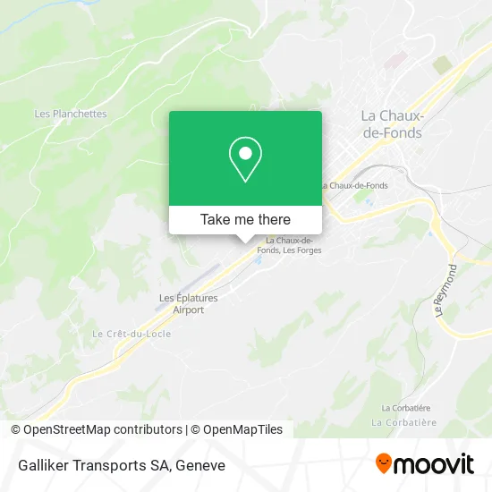 Galliker Transports SA map